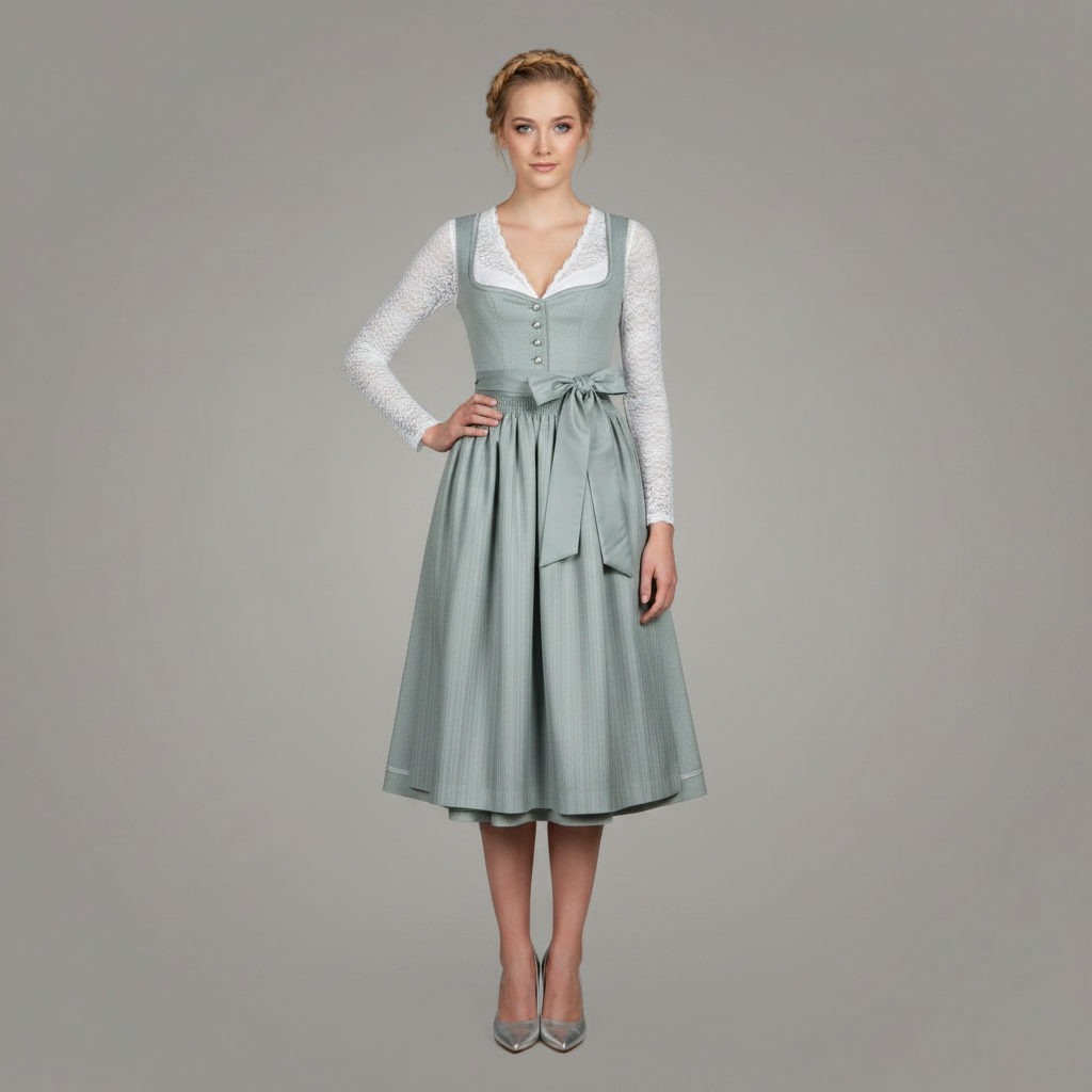 Elegantes Dirndl Kleid | Trachtenkleid Damen für Festlichkeiten