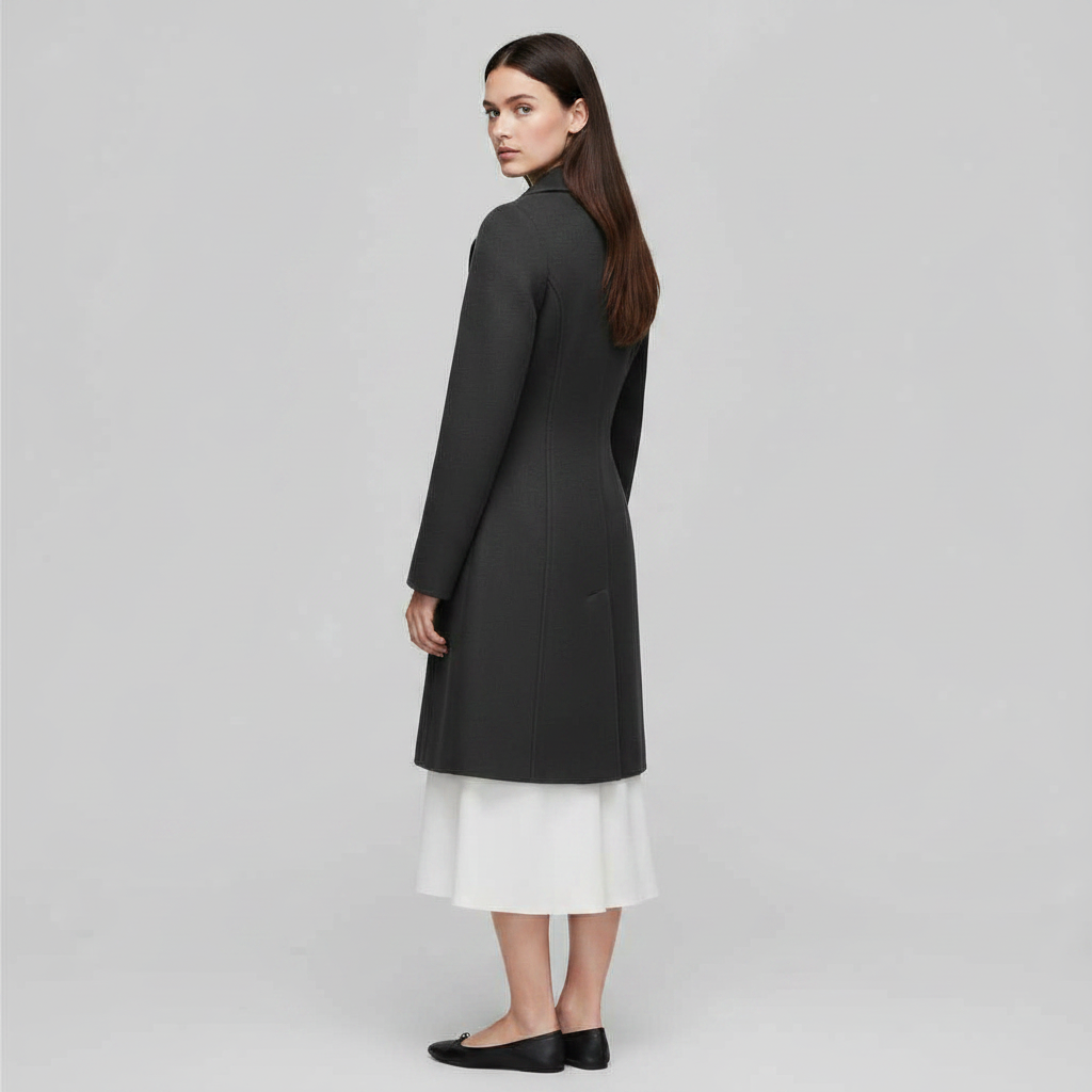 Eleganter Damenmantel mit Knöpfen | Winter Mäntel Damen