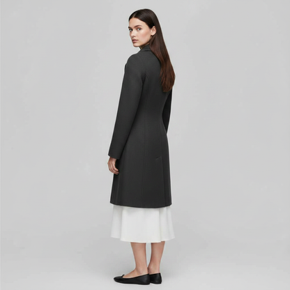 Eleganter Damenmantel mit Knöpfen | Winter Mäntel Damen
