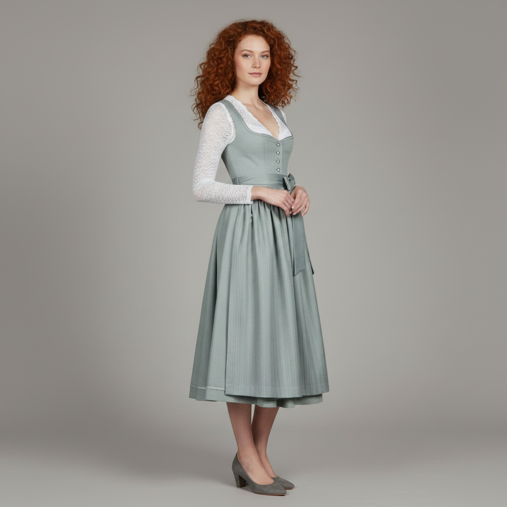 Elegantes Dirndl Kleid | Trachtenkleid Damen für Festlichkeiten