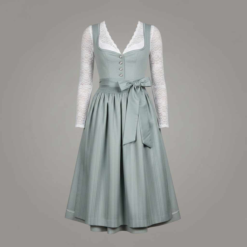 Elegantes Dirndl Kleid | Trachtenkleid Damen für Festlichkeiten