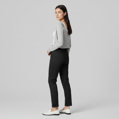 Hochtaillierte Damenhose | Elegante Anzughose für Büro und Freizeit