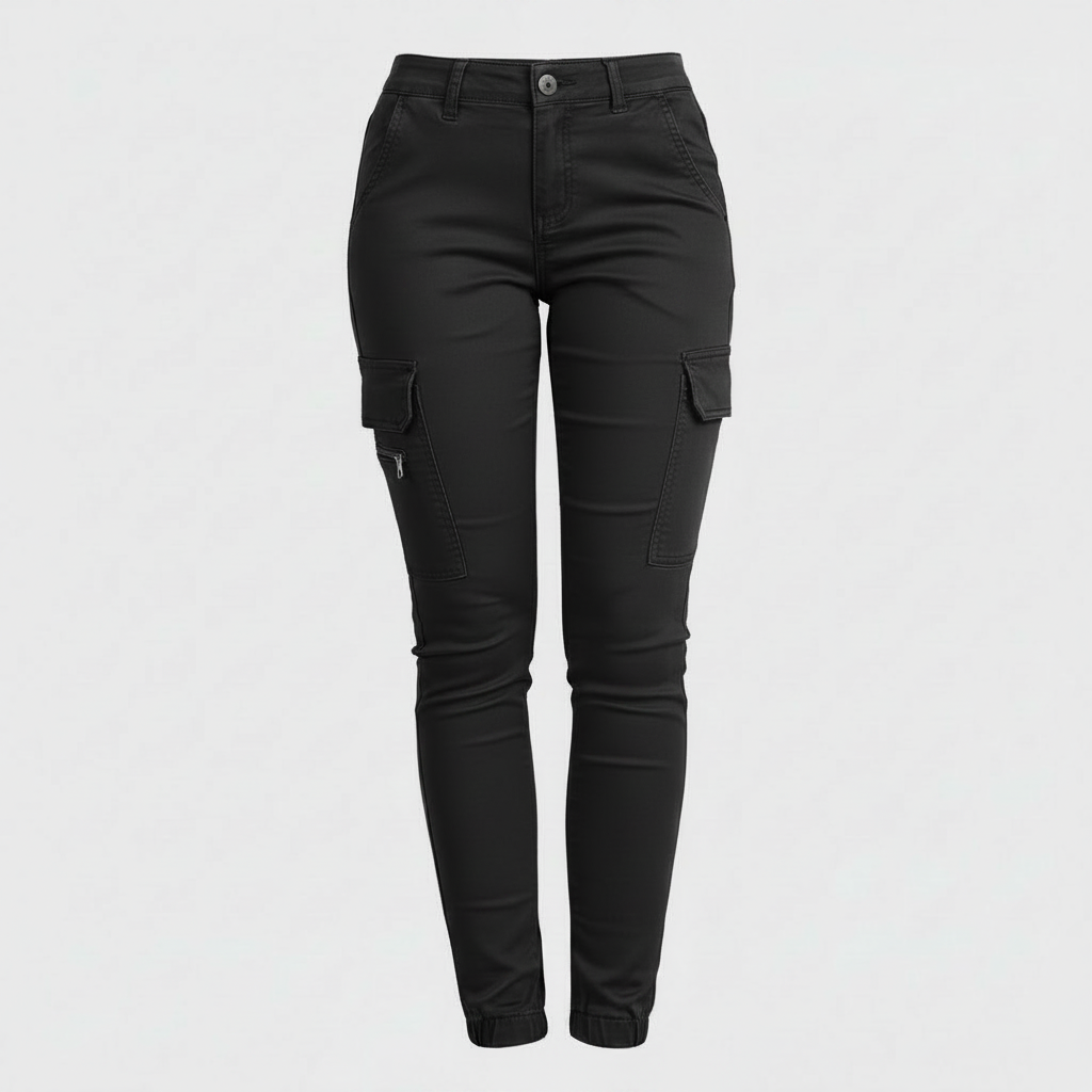 Moderne Cargo-Hose Damen | Urbaner Stil Stoffhose
