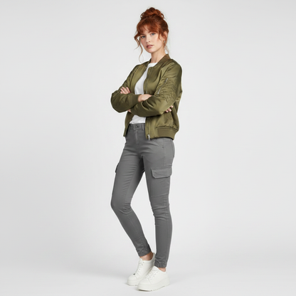 Moderne Cargo-Hose Damen | Urbaner Stil Stoffhose