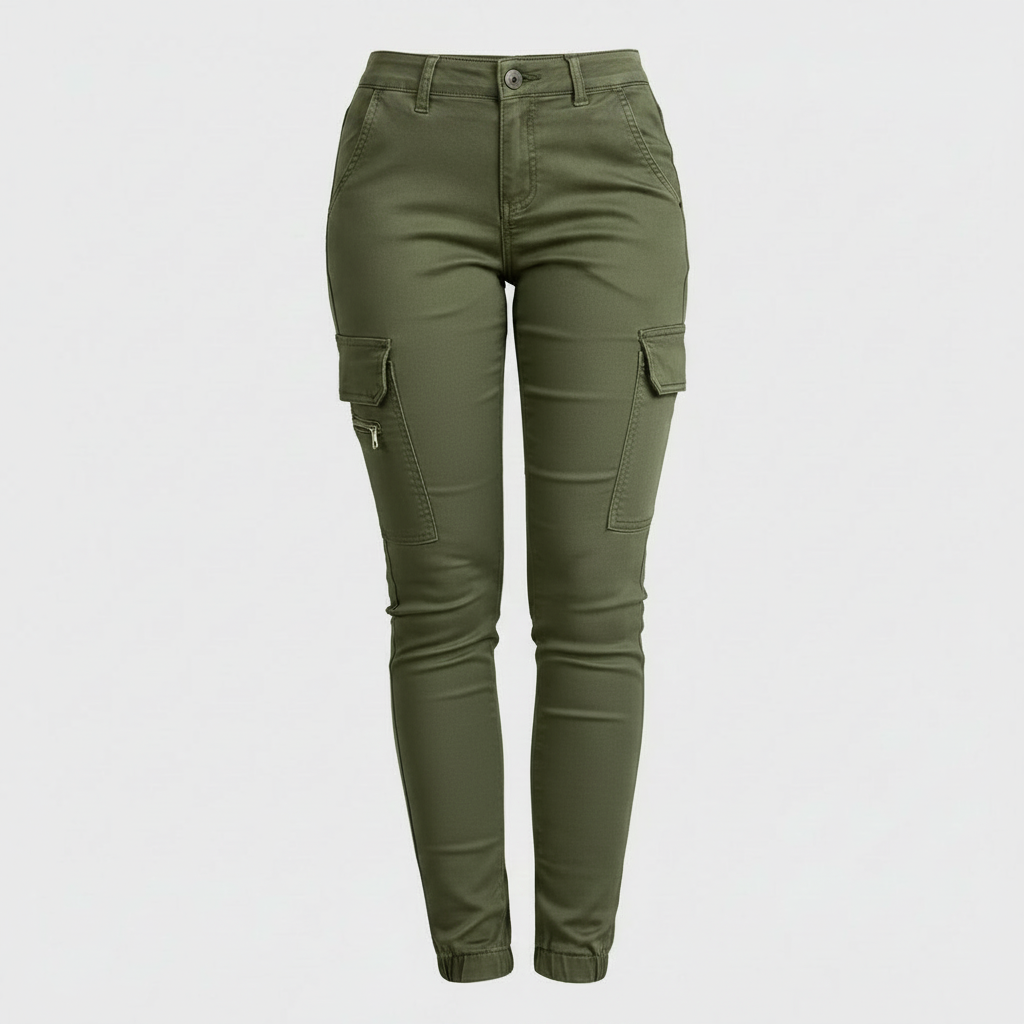 Moderne Cargo-Hose Damen | Urbaner Stil Stoffhose