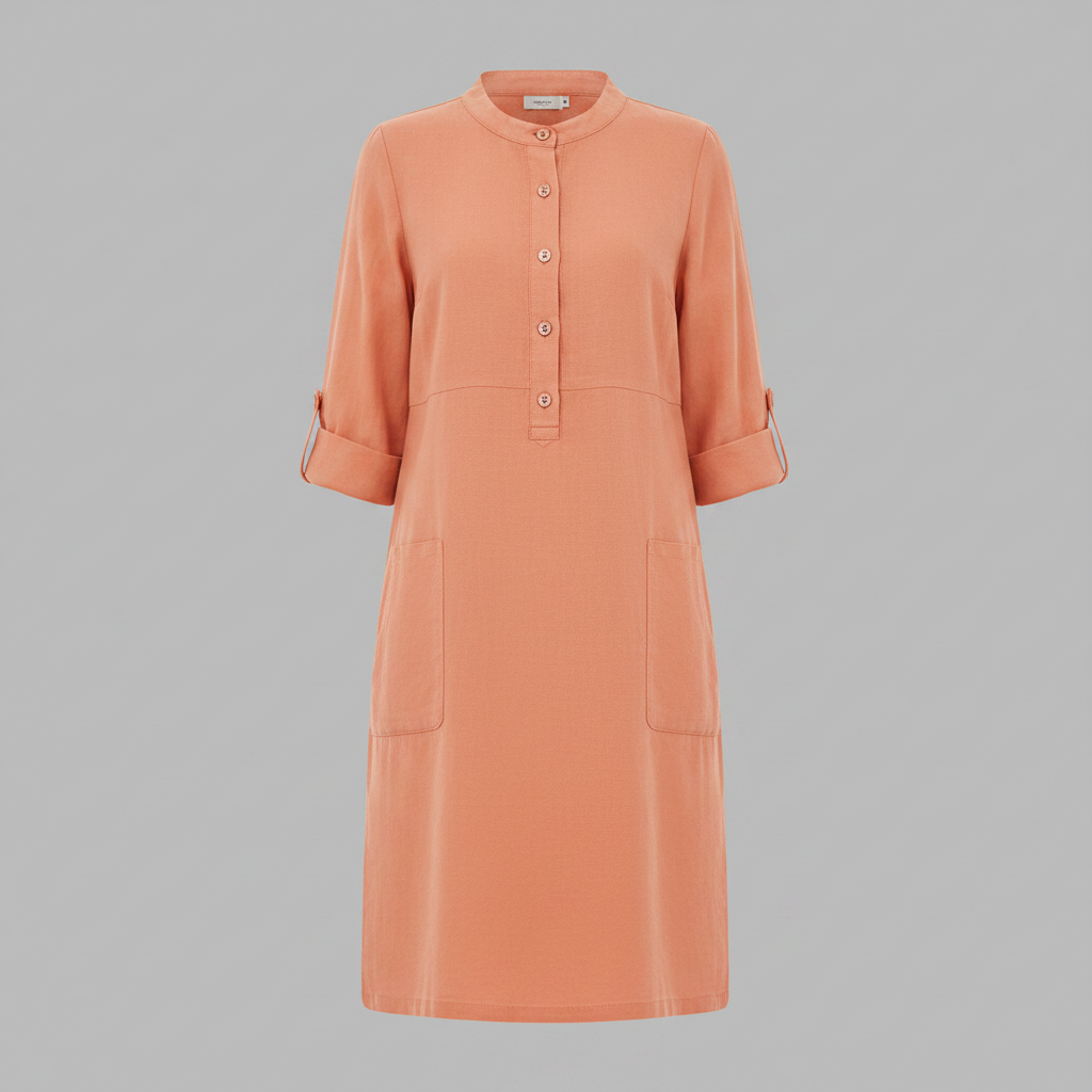 Tina | Damen Sommerkleid Modernes Freizeitkleid aus Baumwolle