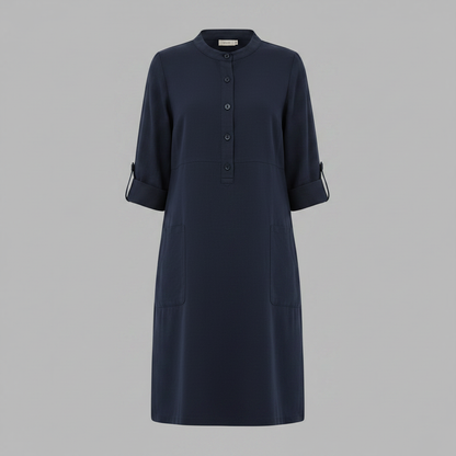 Tina | Damen Sommerkleid Modernes Freizeitkleid aus Baumwolle