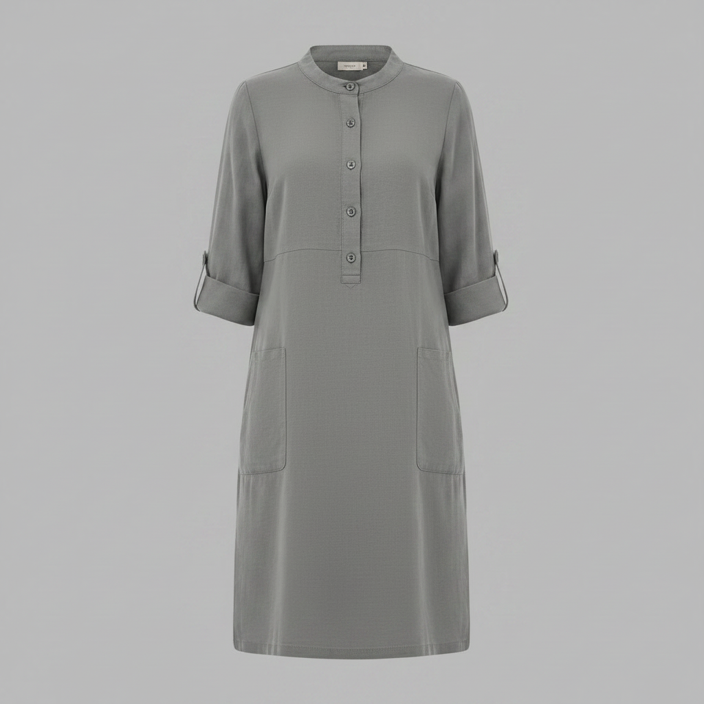 Tina | Damen Sommerkleid Modernes Freizeitkleid aus Baumwolle