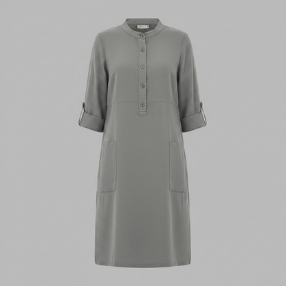 Tina | Damen Sommerkleid Modernes Freizeitkleid aus Baumwolle
