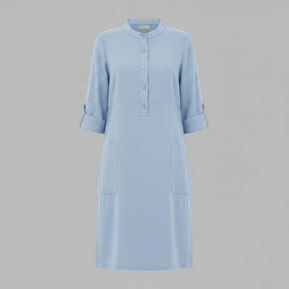 Tina | Damen Sommerkleid Modernes Freizeitkleid aus Baumwolle