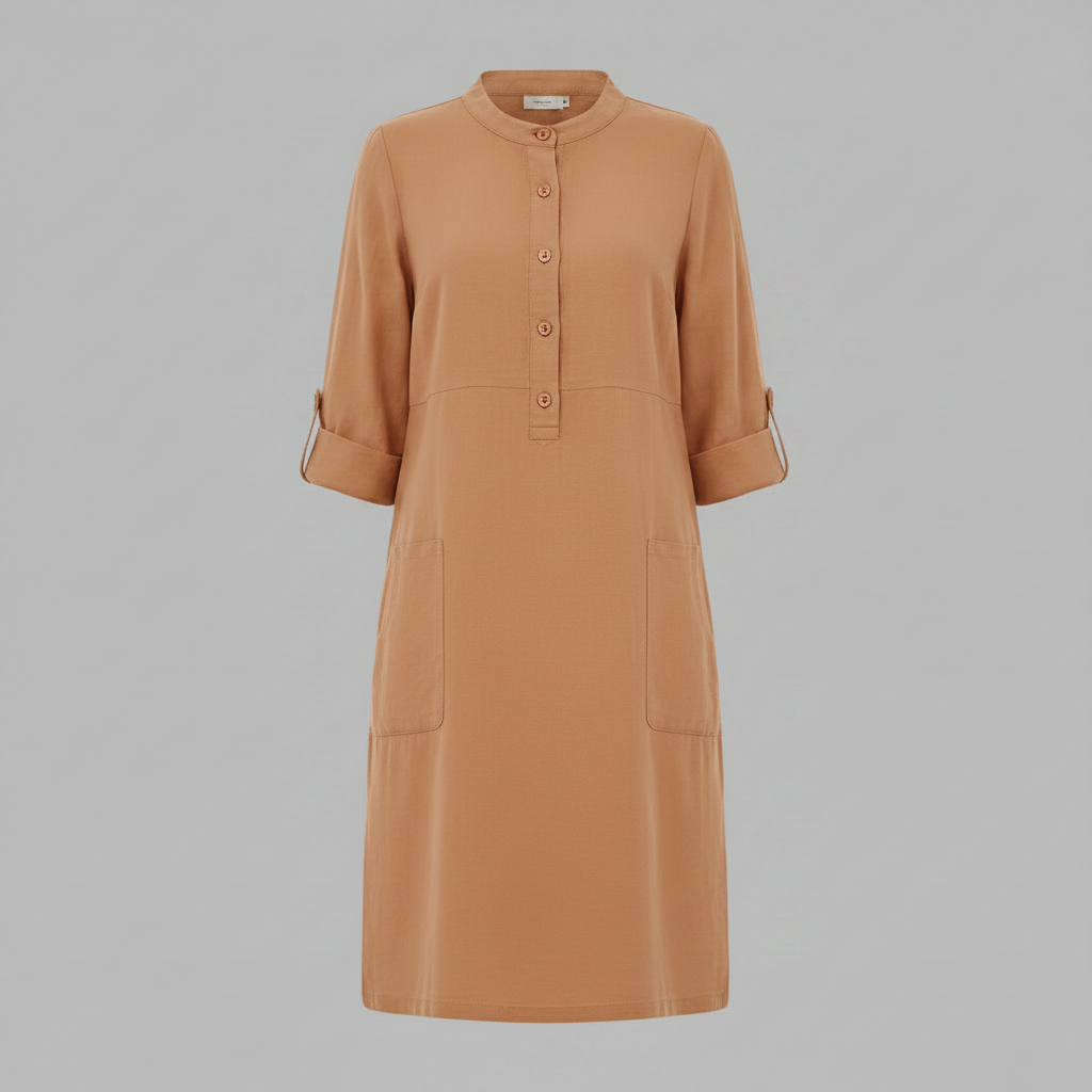 Tina | Damen Sommerkleid Modernes Freizeitkleid aus Baumwolle