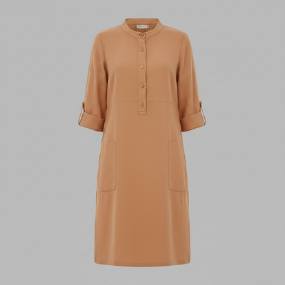 Tina | Damen Sommerkleid Modernes Freizeitkleid aus Baumwolle